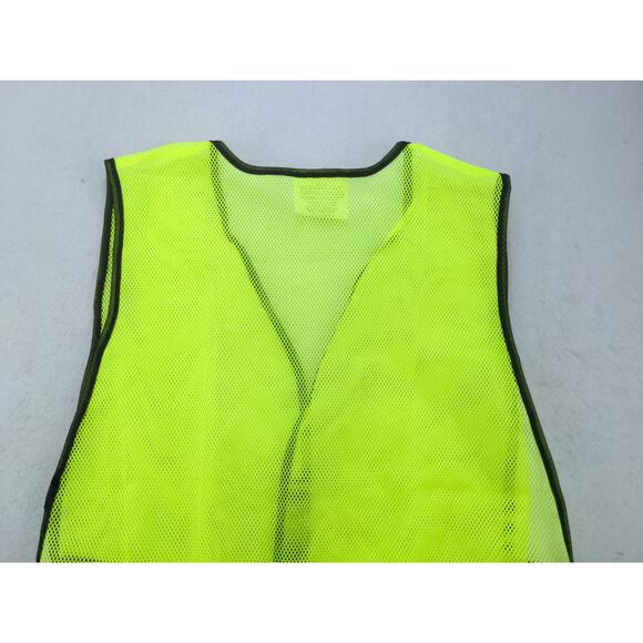 Grainger Safety Vest Neon Yellow 1YAC5D Size Universal 100% Polyester - Picture 5 of 9
